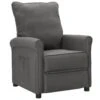 VidaXL Televisiefauteuil Stof Donkergrijs Fauteuil Tv-Stoel Leunstoel Zetel -LeenBakker Winkel 1864499835