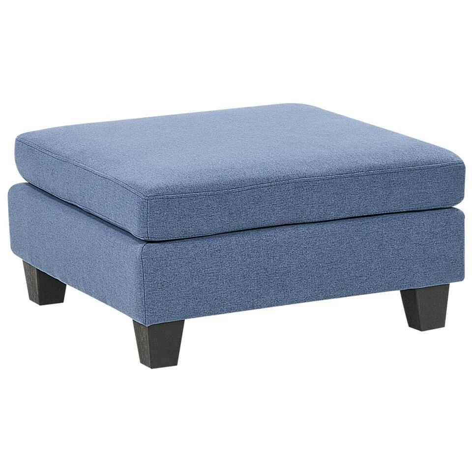 UNSTAD - Hocker - Blauw - Polyester 5 UNSTAD - Hocker - Blauw - Polyester - Afbeelding 3