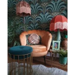 Beliani Hocker LUBBOCK - Blauw Fluweel 9 Beliani Hocker LUBBOCK - Blauw Fluweel -LeenBakker Winkel 1976426725 0103