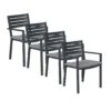 Garden Impressions Amarillo Tuinstoel Donker Grijs - 4 Stuks -LeenBakker Winkel 1977838966