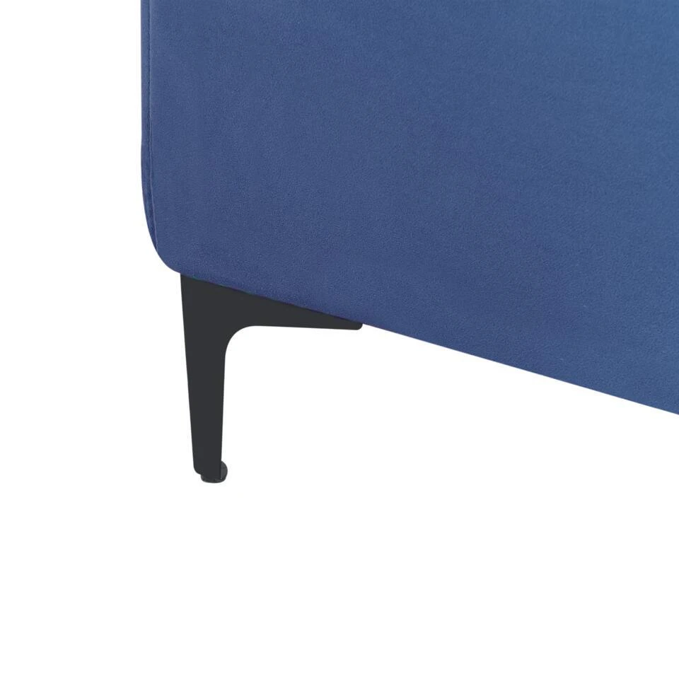 ABERDEEN - Ottomaan - Blauw - Fluweel 9 ABERDEEN - Ottomaan - Blauw - Fluweel - Afbeelding 7