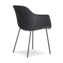 Nolon Nora-Liz Eetkamerstoel Zwart - Lichtgrijs Kussen - Zwarte Poten -LeenBakker Winkel 19c6691654574a1b815c50f65125ec8b