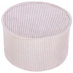 ZIKRIA - Poef - Lichtbeige - Fluweel -LeenBakker Winkel 1a38f6db48e648b89564cd651cfbfdb8