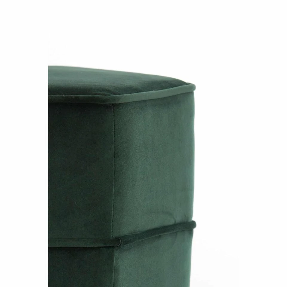 Poef Cayden - Groen - 45x41x46cm 7 Poef Cayden - Groen - 45x41x46cm - Afbeelding 5