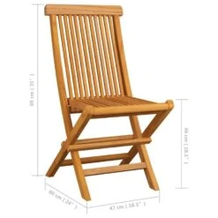 VidaXL - Tuinstoelen Met Grijze Kussens - Massief Teakhout - 4 Stuks -LeenBakker Winkel 1ba2adec08cc4714b18e68ab5da1a441