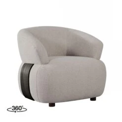LABEL51 Fauteuil Valenza - Naturel - Stof - Zwart Hout - 79x83x73 Cm 10 LABEL51 Fauteuil Valenza - Naturel - Stof - Zwart Hout - 79x83x73 Cm -LeenBakker Winkel 1bd020d9401548e0b04906446ac690bf