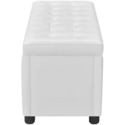 VidaXL Opberghocker Kunstleer Wit -LeenBakker Winkel 1bd6694d32cb475b9b8942507e167d4e