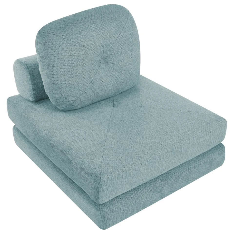 OLDEN - Slaapbank - Mintgroen - Stof 9 OLDEN - Slaapbank - Mintgroen - Stof - Afbeelding 7