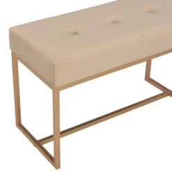 VidaXL Bankje 80 Cm Fluweel Beige 9 VidaXL Bankje 80 Cm Fluweel Beige -LeenBakker Winkel 1ca176ccf07d4aa5a5298e38803b8492