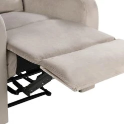 VERDAL - Relaxfauteuil Handmatig - Beige - Fluweel -LeenBakker Winkel 1cc1fd34fd3142b6b5cf586976767b95