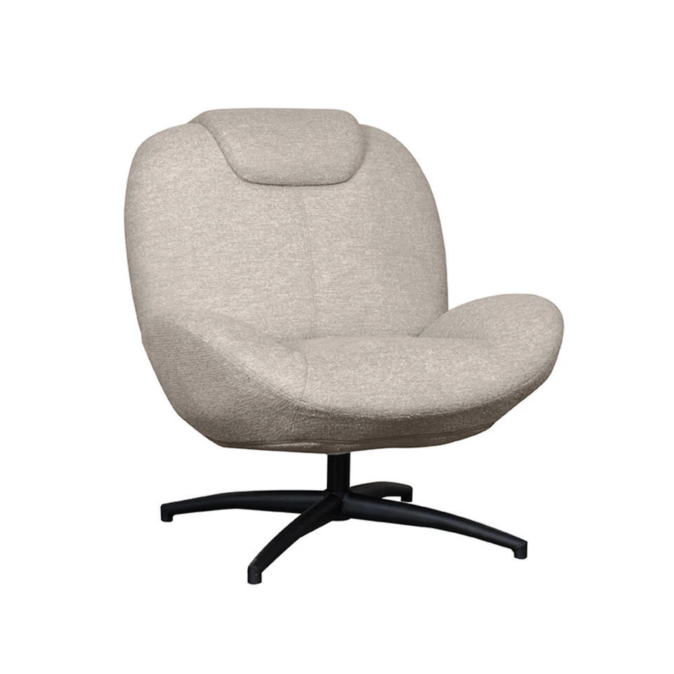 LABEL51 Fauteuil Clayton - Taupe - Stof 4 LABEL51 Fauteuil Clayton - Taupe - Stof - Afbeelding 2