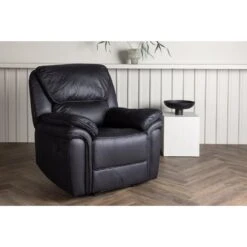 Svea - Kazo Verstelbare Fauteuil - Lederlook - Zwart -LeenBakker Winkel 1d8ebb24c3744fc387357b92c1d5cda8