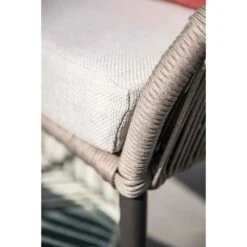 Andorra Fauteuil - Incl. Voetenbank - C. Black - Rope Taupe - Sand -LeenBakker Winkel 1e9083d632c6438aa3ea4eb04b10d21a