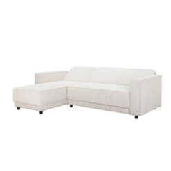 Allie - 3-zits Hoekslaapbank In Crèmekleurige Stof -LeenBakker Winkel 1ebb4a03546b49ae87f0421f9c2dda89
