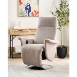 PRIME - Relaxfauteuil - Taupe - Polyester -LeenBakker Winkel 1f75992364264970a2ece74fff17ba8e