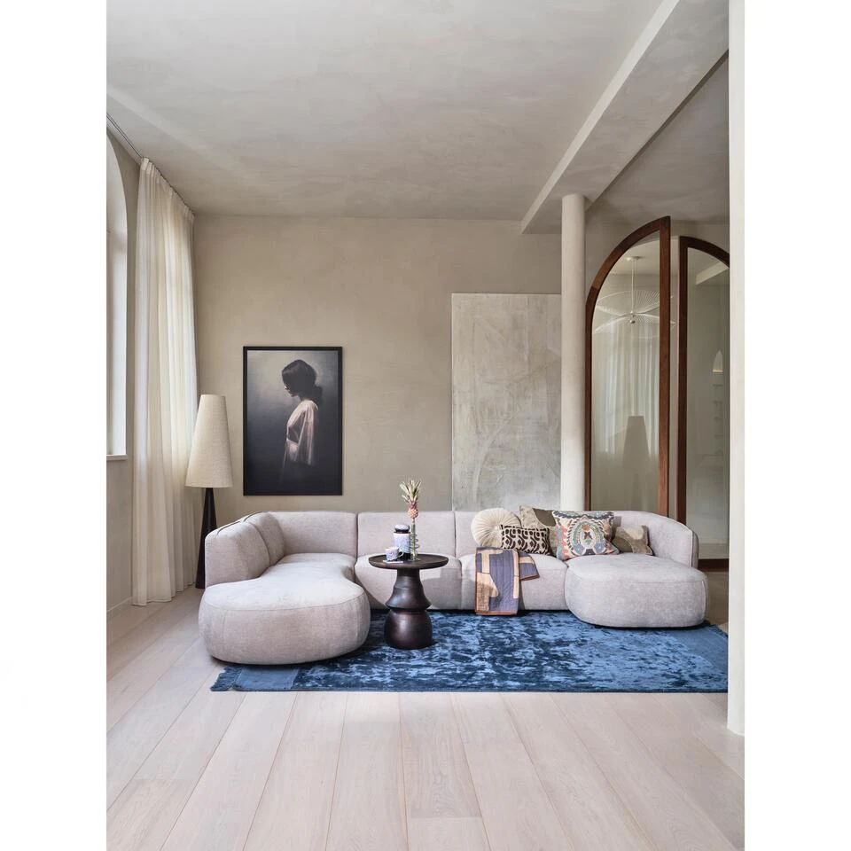 WOOOD Polly Bank Links- Polyester - Zand - 71x353x150/245 4 WOOOD Polly Bank Links- Polyester - Zand - 71x353x150/245 - Afbeelding 2