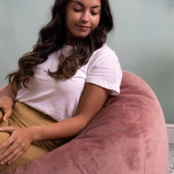 Icon Zitzak En Poef Kingston - Fluwelen Zitzak - Oud Roze -LeenBakker Winkel 20177338c97344cabc07a1da152efa2e