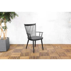 Sens-Line - Amsterdam Tuinstoel Zwart - Aluminium - Set Van 2 12 Sens-Line - Amsterdam Tuinstoel Zwart - Aluminium - Set Van 2 -LeenBakker Winkel 201ec57c794649199928b987153f7888