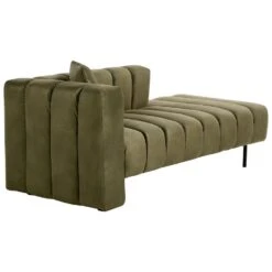 LANNILS - Chaise Longue - Groen - Linkszijdig - Fluweel -LeenBakker Winkel 20888580f84d4befb850f4e9f9c4d4f6