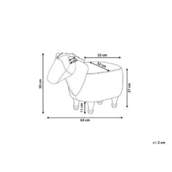 Beliani Dierenhocker HORSE - Bruin Kunstleer 9 Beliani Dierenhocker HORSE - Bruin Kunstleer -LeenBakker Winkel 20c244e4fde741d4ba20c01969ca3f55