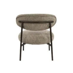 Fauteuil Zand Stof - Zithoogte 41cm - Round -LeenBakker Winkel 20d9a1f5182447f9a6d76085022156b0