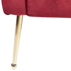 NANTILLY - Chaise Longue - Rood - Fluweel -LeenBakker Winkel 2164769699164f948640ad8f3d2ed343