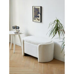 Bank Met Opbergruimte In Witte Lussen -LeenBakker Winkel 232c67b8e4a74a3798f456e83953982f