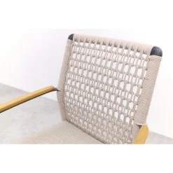 VDG Lumino Stapelbare Dining Tuinstoel - Light Rope / Teak Arm -LeenBakker Winkel 234f9dd9f7a34f19b292018e4e24adf8