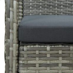 VidaXL - Tuin Fauteuil - Grijs - Poly Rattan -LeenBakker Winkel 241eb8971ec643f7aa1e8203dae6380c