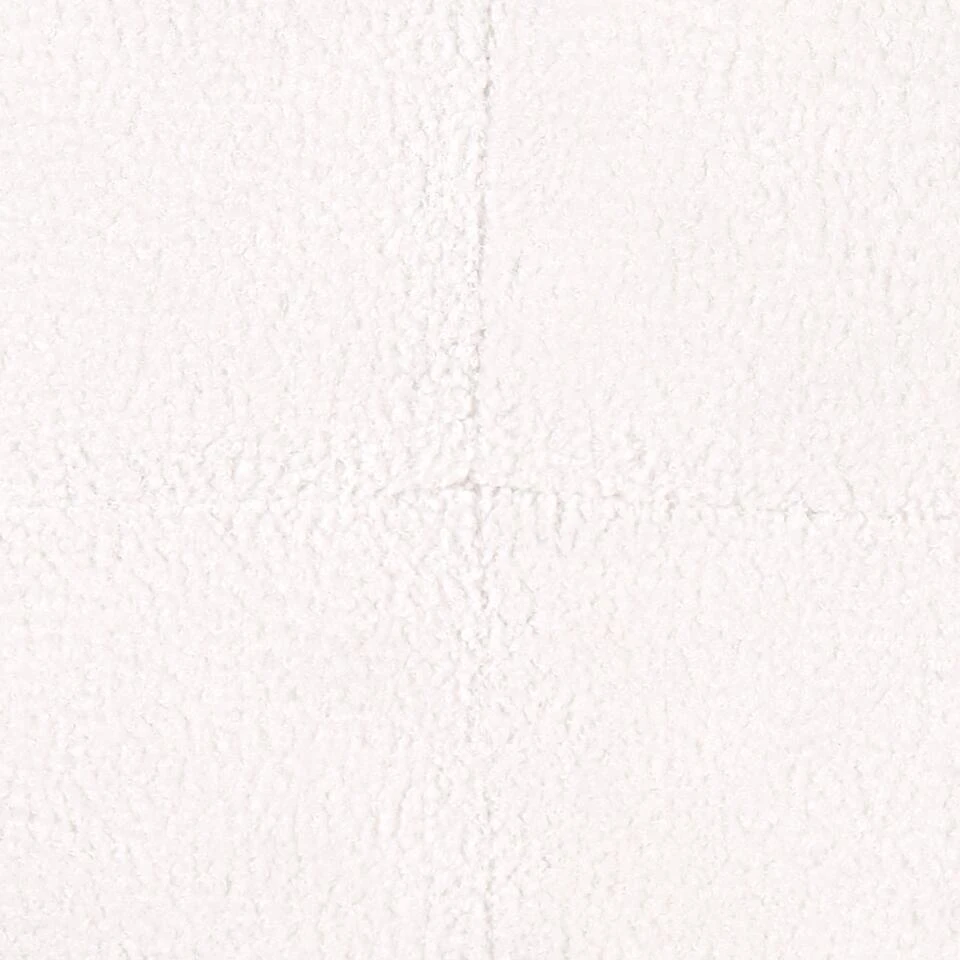 ALNES - Ottomaan - Wit - Polyester 10 ALNES - Ottomaan - Wit - Polyester - Afbeelding 8