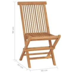 VidaXL - Tuinstoelen - Bruin - Hout - 2 Stuks - Inklapbaar -LeenBakker Winkel 2483719254394c6ebb66c4eb09c83a4d