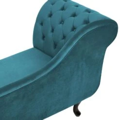 NIMES - Chaise Longue - Groen Blauw - Linkerzijde - Fluweel -LeenBakker Winkel 24d5333d760045adaa9e0847e3cc8dc2