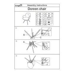 Eetkamerstoel Stof Beige - Zithoogte 49cm - 65x61x83cm - Doreen - Set Van 2 -LeenBakker Winkel 24e29679b3e94c2a9f3b380547213fac