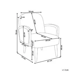 DVENBERG - Fauteuil - Lichtbeige/Zwart - Stof 13 DVENBERG - Fauteuil - Lichtbeige/Zwart - Stof -LeenBakker Winkel 260a152693914027bd69b65c474093b3
