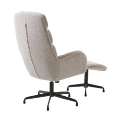 Fauteuil Bouclé Taupe/Zwart - Voetenbank - 70x77x110cm - Sifton 15 Fauteuil Bouclé Taupe/Zwart - Voetenbank - 70x77x110cm - Sifton -LeenBakker Winkel 26be06bc98fa4f58bcc6a6ea15aa277e