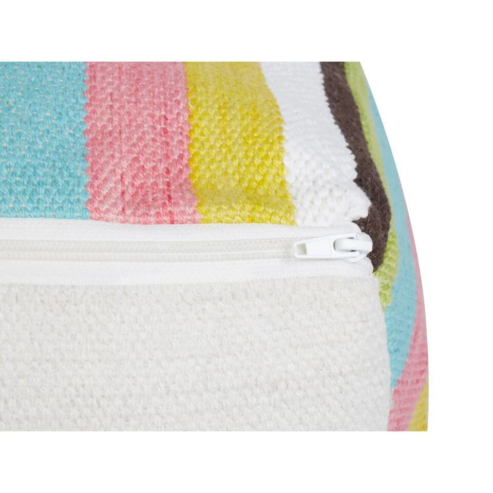 MONEASA - Poef - Meerkleurig - Katoen 8 MONEASA - Poef - Meerkleurig - Katoen - Afbeelding 6