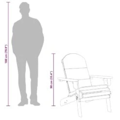 VidaXL - Adirondack Tuinstoel - Kussens - Bruin - Acaciahout -LeenBakker Winkel 28384f5781604cadb082297f509a44ba