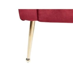 NANTILLY - Chaise Longue - Rood - Fluweel -LeenBakker Winkel 2842980db5c942a6a1ea03081e9b4bee