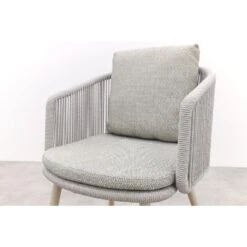 VDG Ohio Dining Chair Aluminium/rope - Mokka -LeenBakker Winkel 296b005b98354efe8696631fe13d1b70
