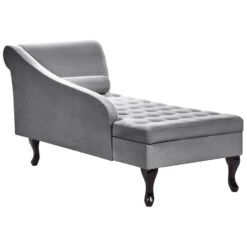 PESSAC - Chaise Longue - Lichtgrijs - Rechterzijde - Fluweel 20 PESSAC - Chaise Longue - Lichtgrijs - Rechterzijde - Fluweel -LeenBakker Winkel 2970ded9e2ef4c488f6111723f8e66e1