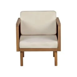 Beliani Fauteuil BARATTI - Lichte Houtkleur Acaciahout -LeenBakker Winkel 298f3be2edfc4631b733ba2c6e62b9c1