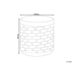 BASSLET - Poef - Natuurlijk - 40 Cm - Zeewier -LeenBakker Winkel 2a88ecd46e294e21ac208aa852b57669