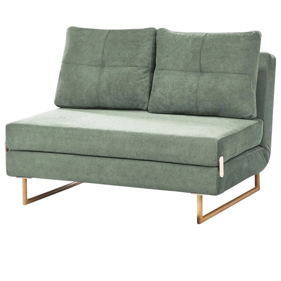 JERSLEV - 2-zits Slaapbank - Lichtgroen - Stof 7 JERSLEV - 2-zits Slaapbank - Lichtgroen - Stof - Afbeelding 5