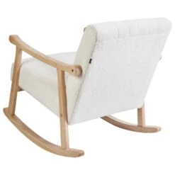LEKNES - Schommelstoel - Gebroken Wit - Bouclé -LeenBakker Winkel 2b49038e8ea741b7924b0782ef79aeee