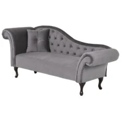 LATTES - Chaise Longue - Grijs - Linkerzijde - Fluweel 14 LATTES - Chaise Longue - Grijs - Linkerzijde - Fluweel -LeenBakker Winkel 2bd6bbdb3390402fa55736ee5111fb45
