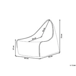 Beliani Zitzak DROP - Zwart Synthetisch Materiaal -LeenBakker Winkel 2bdeeae64b8d49beb1772fd9fcc73d7f 3