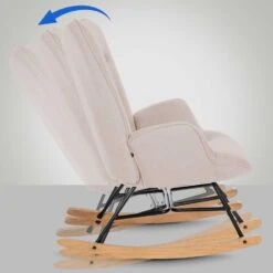 CLP Schommelstoel Sanka Stof - Creme 12 CLP Schommelstoel Sanka Stof - Creme -LeenBakker Winkel 2c0189b863984243b7bec0a246295390