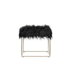 Beliani Hocker MANHATTAN - Zwart Polyester 8 Beliani Hocker MANHATTAN - Zwart Polyester -LeenBakker Winkel 2c7a60e2d3f144968d70bb0765f26efe