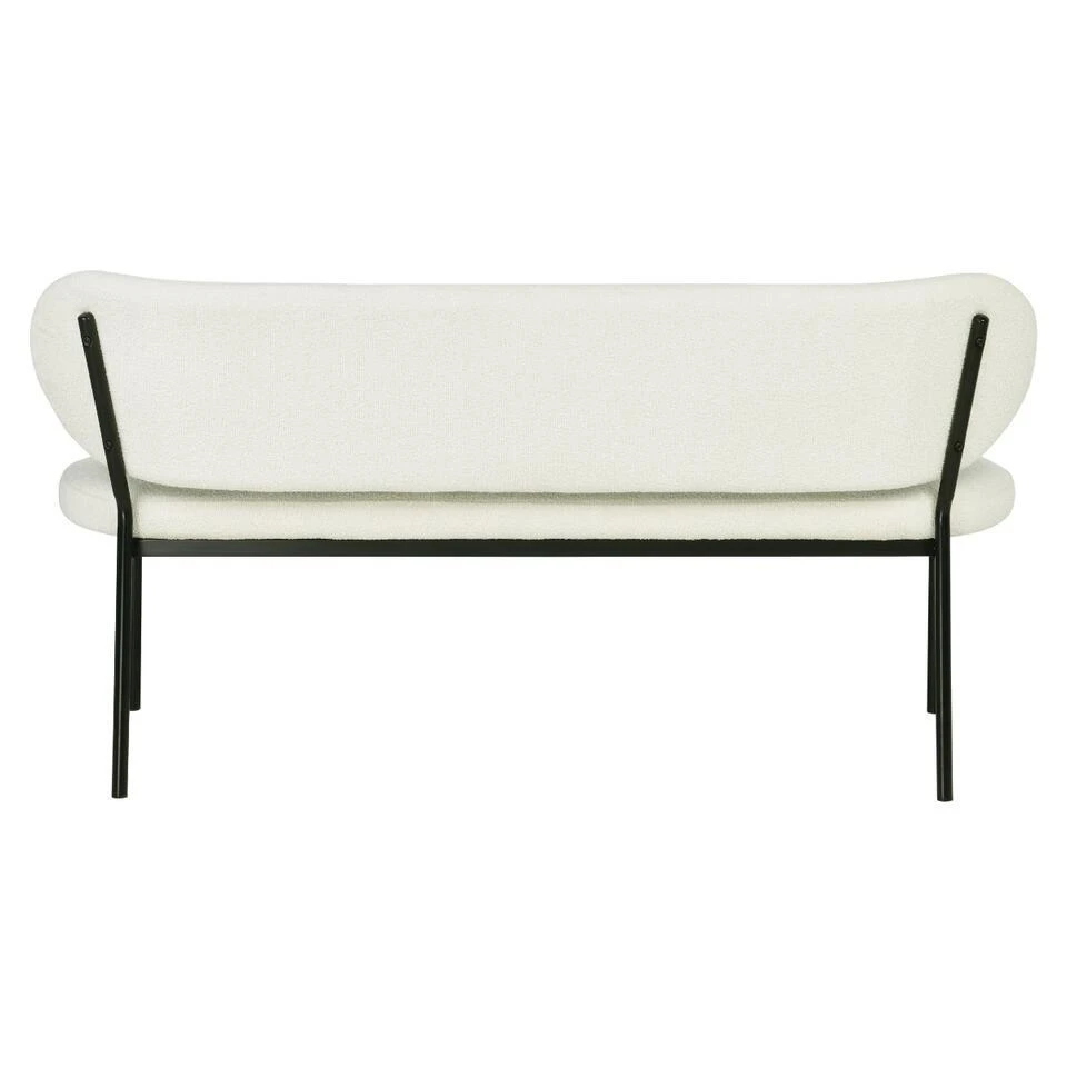 Eetkamerbank Beige Stof - Diepte 63cm - Zitbreedte 160cm - Maddie 7 Eetkamerbank Beige Stof - Diepte 63cm - Zitbreedte 160cm - Maddie - Afbeelding 5