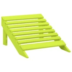 VidaXL - Tuinstoel Adirondack - Groen - Hout - Met Voetenbank -LeenBakker Winkel 2d6c2351f4374c5f851366081bf739b5